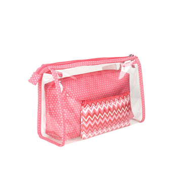 Foxy Γυναικείο Νεσεσέρ Σετ Ροζ 3pcs